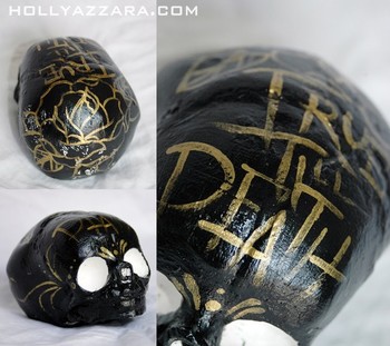 Holly Azzara - Black Fetus Skull